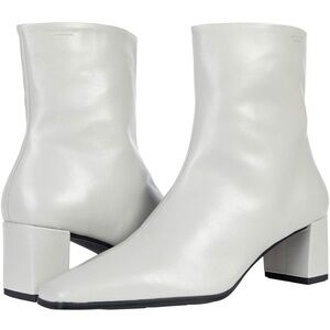 Vagabond Tessa sz 40 Gray ‘Steel’ Square Toe Boot with Block Heel, New in Box